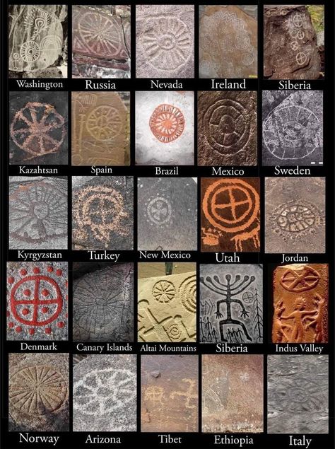 Sun Wheel, Petroglyphs Art, Ancient Astronaut Theory, Istoria Artei, Ancient History Facts, Ancient Astronaut, Old Symbols, Ancient Technology, Prehistoric Art