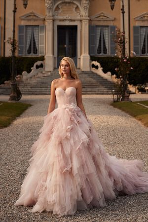 Money Dress, Stylish Wedding Dresses, Pink Wedding Dress, Blush Bridal, Sherri Hill Dresses, Bride Clothes, Sherri Hill, Pageant Dresses, Tulle Wedding Dress