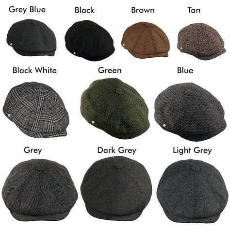 HARRIS TWEED Newsboy Hats Men Bakerboy Tweed Wool Hat 8 Panel Cap Irish Flat Caps Cashmere Herringbone Peaky Blinders Hat Merino Wool - Etsy Greece Bakerboy Hat, Peaky Blinders Hat, Mens Newsboy Hat, Tweed Men, Flat Caps, Man Dressing Style, Man Hat, Cotton Hat, Leather Hats