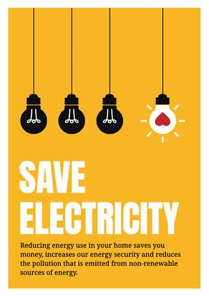 Free Save Energy Poster Designs | DesignCap Poster Maker Save Electricity Poster, Energy Conservation Poster, Environmental Protection Poster, Save Energy Poster, Energy Conservation Day, Electricity Poster, Online Poster Maker, Energy Poster, Idle Game