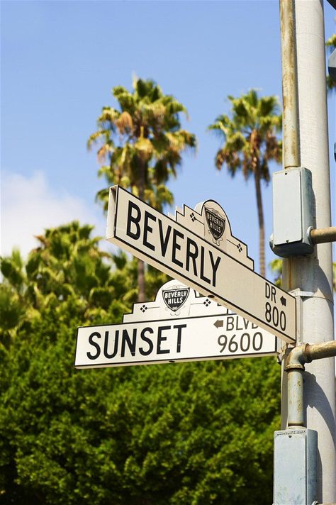 Sunset Boulevard Aesthetic, Los Angeles Wallpaper, Los Angeles Aesthetic, Beverly Hills Los Angeles, California Aesthetic, La Photography, Cali Life, Nevada Mountains, Los Angeles Design