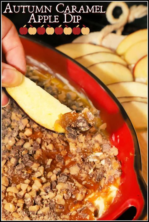 This creamy dessert dip is inspired by my favorite fall treat- sticky sweet caramel apples. With just four ingredients this easy recipe is perfect for serving at autumn parties and fall gatherings. Crockpot Caramel Apple Bar, Best Fall Dips, Marzetti Caramel Dip Recipes, Carmel Apple Dip Recipes, Fall Dips And Appetizers, Caramel Dip For Apples, Apple Dips, Easy Fall Appetizers, Cinnamon Dip