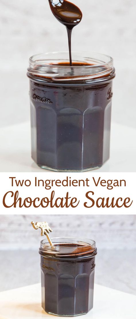 Healthy Vegan Dessert, Chocolate Syrup Recipes, Homemade Chocolate Sauce, Hot Chocolate Sauce, Chocolate Sauce Recipes, Cheesecake Vegan, Cake Vegan, Vegan Sauces, Flourless Chocolate