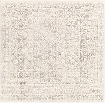 Artistic Weavers Klaudia Trellis Modern Area Rug, 6 ft 7 in, Light Grey Rug For Grey Couch, Modern Boho Living Room Decor, Farmhouse Area Rugs, Living Room Decor Inspiration, Chic Spaces, Floral Area Rugs, Farmhouse Rugs, Round Area Rugs, Gray Light