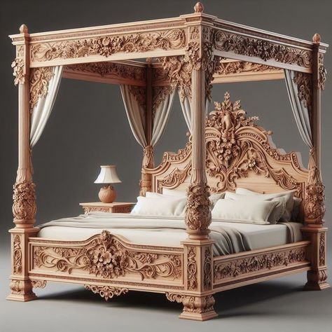 Luxury bed set available Musehri bed New Design Contact us for order 03081907374 #chiniotifurniture #chiniotluxuryfurniture #sheshammadefurniture Slavic Furniture, Royal Furniture Bedrooms, Bed Design Wooden, Luxury Wooden Bed, Royal Bedroom Design, Latest Furniture Designs, Bedroom Set Designs, Royal Bed, Royal Bedroom