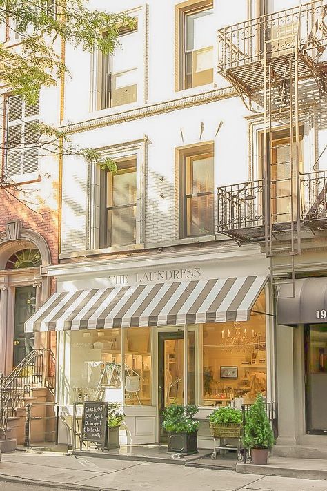 Cafe Exterior, Bakery Design Interior, Apartment Exterior, The Laundress, Storefront Design, Sandwich Shop, Cafe Shop Design, Bakery Design, French Cafe