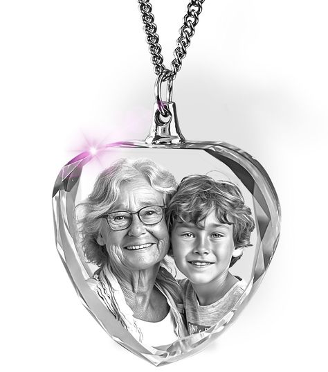 PRICES MAY VARY. GREAT GIFT OPTIONS FOR LOVED ONES: Our Customized Necklace is perfect for thoughtful gifts for mom, grandma, and women in general! They also make fantastic gifts for men all year round. BRING YOUR FONDEST MEMORIES ON THE GO: Simply upload your favorite photo and watch it transform into a breathtaking work of crystal art on a 20” stainless steel chain. Stands out best over dark clothing. MADE FROM HIGH-QUALITY CRYSTAL: Expertly crafted with the highest quality K9 crystal and the Custom Dad Gifts, Gifts In Memory Of A Loved One, Cricut Memorial Gifts, Memory Gifts, In Loving Memory Gifts, Engraved Heart Necklace, Dark Clothing, Customized Necklace, Cemetery Monuments