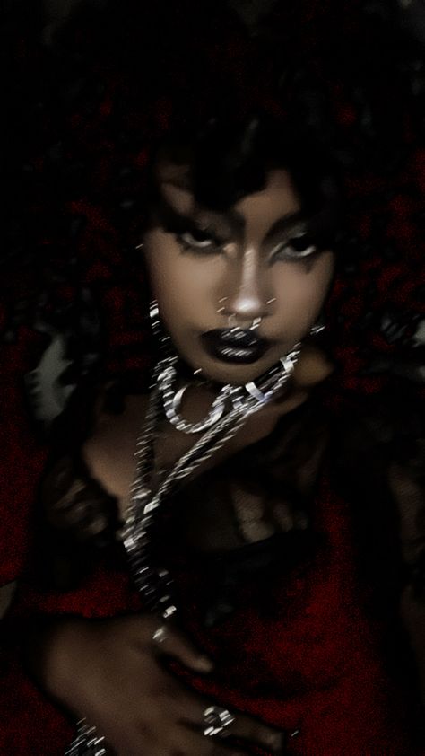 black trad goth makeup Whimsical Goth Aesthetic, Bratz Fairy, Nya Core, Black Bratz, Fairy Goth, Big Lashes, Black Lipstick, Inside Me, Anime Stuff