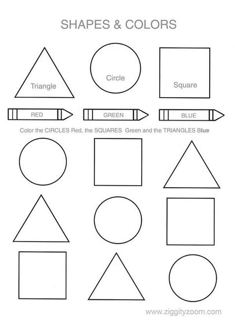 spanish worksheets for kindergarten | Printable Shapes and Colors worksheet for preschool and kindergarten. Colors Worksheet, Colors Preschool, Color Worksheets For Preschool, Shape Worksheets For Preschool, Shapes Worksheet Kindergarten, Homework Sheet, Shapes Kindergarten, Printable Shapes, Preschool Colors