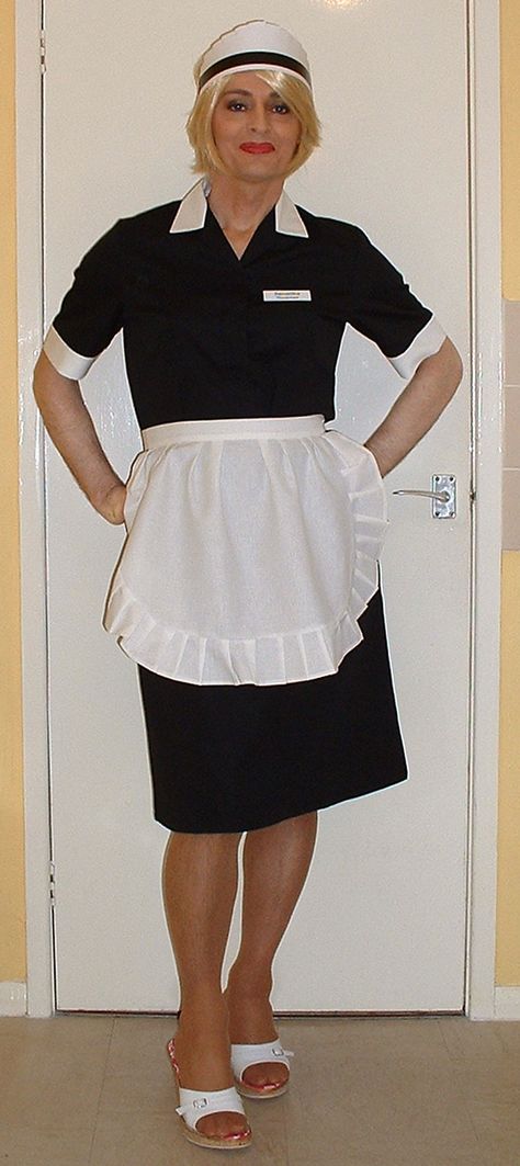 Maid Dress Uniform, House Maid, Maid Uniform, Uniform Dress, Maid Outfit, Maid Dress, Need Someone, Name Tag, I Love