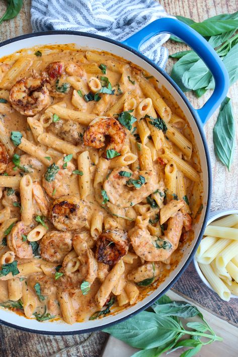 Marry Me Shrimp Pasta - Golden Grace Kitchen Shrimp Marry Me Pasta, Marry Me Shrimp, Shrimp Pasta Dishes, Seafood Ideas, Creamy Shrimp Pasta, Cajun Shrimp Pasta, Steak Pasta, Shrimp Dinner, Scampi Recipe