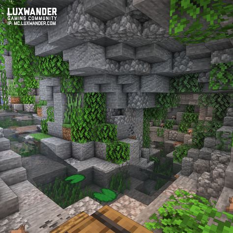 Congratulations to the winner of this week's terraforming competition! In first place for players, we have D_Kw, and in second and third are ThatLazuli and Kissakitty6! Our staff winner was TheLordCthulhu. The theme was overgrown cave. Thank you to everyone who participated, and we hope to see you again next week! Minecraft Building Ideas Overgrown, Minecraft Cave Terraforming, Minecraft Caves Ideas, Minecraft Overgrown Cave, Minecraft Terraforming Ideas, Cave Builds Minecraft, Minecraft Overgrown Builds, Minecraft Overgrown House, Overgrown Minecraft Builds