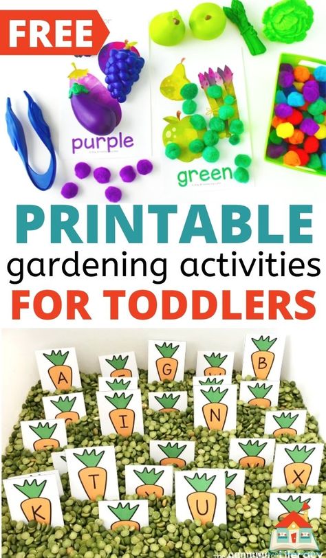 Pre K Gardening Activities, Gardening Literacy Activities Preschool, Gardening Lesson Plans For Toddlers, Gardening Theme For Toddlers, Plant Theme For Preschool, Garden Activities For Preschoolers, Garden Theme For Toddlers, Toddler Plant Activities, Toddler Gardening Activities