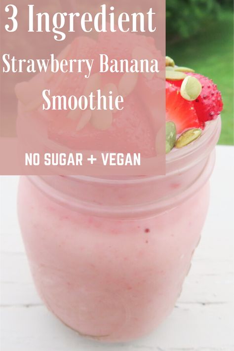 Lactose Free Smoothies, Quick Smoothie Recipes, Strawberry Kiwi Smoothie, Sugar Free Smoothies, Sugar Free Fruits, Vegan Smoothie Recipes, Quick Smoothies, Smoothie Recipes Strawberry, Fruit Smoothie Recipes Healthy