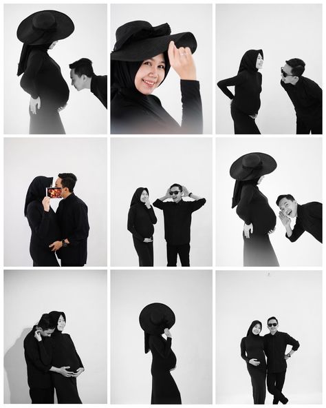 Self Maternity Shoot, Maternity Photo Shoot Ideas Hijab, Maternity Hijab Outfit, Hijab Maternity Photography, Maternity Casual Photoshoot, Maternity Pose Ideas, Hijab Maternity Shoot, Maternity Photo Shoot Ideas Couples Studio, Korean Maternity Photography