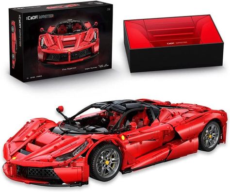 Sports Car Butterfly Doors, Red Sports Car, Racing Car Model, Cars Brand, Car Building, Super Sport Cars, Model Building Kits, Lego Cars, Super Car