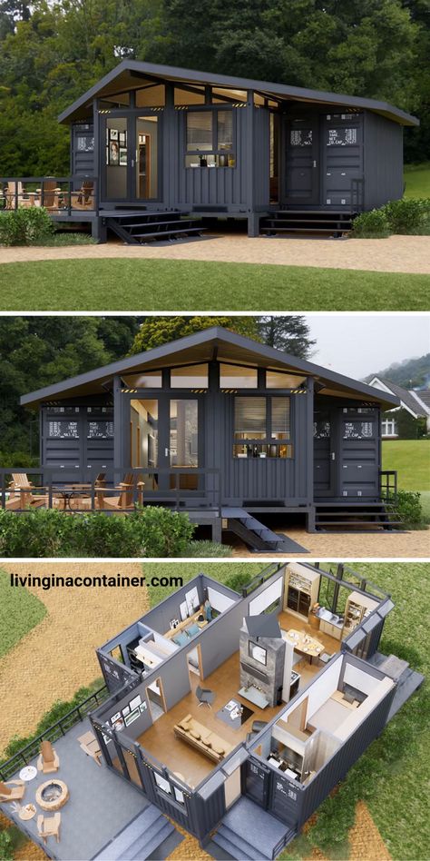 Container Living, Tiny House Luxury, Shipping Container Home Designs, Tiny House Interior Design, Shipping Container House Plans, Tiny House Loft, Tiny House Layout, Building A Tiny House, Best Tiny House