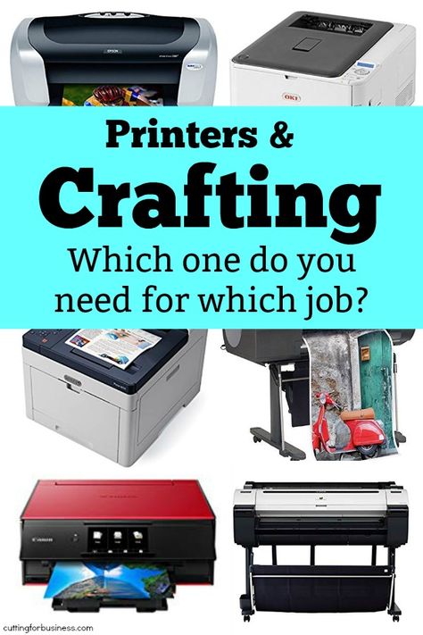 FAQ: Printers in Crafting - Sublimation, Oki, Eco Solvent, and more - by cuttingforbusiness.com Best Inkjet Printer, Vinyl Printer, Business Equipment, Shirt Printer, Cricut Print And Cut, Card Printer, Best Printers, Portable Printer, Hp Printer