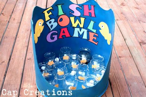 carnival games.  Looks like a fun ensentive for working on skills.  May have to use plastic bowls instead of the glass. Fish Bowl Game, Diy Carnival Games, Fall Festival Games, Theme Carnaval, Fall Carnival, Festival Games, Diy Carnival, Kids Carnival, School Carnival