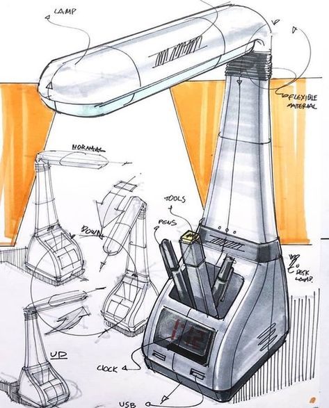 Product Design Sketch Portfolio, Futuristic Product Design Sketch, Creative Product Design Ideas, 工业设计 Industrial Design, Industrial Product Design Sketch, Product Design Sketch Concept, Sketch Design Product, Crockpot Recipes Soup, Octopus Drawings