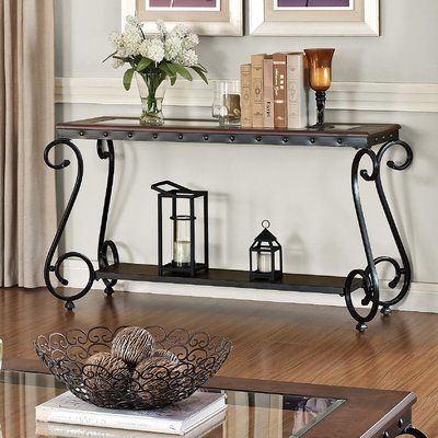 Wrought iron headboard