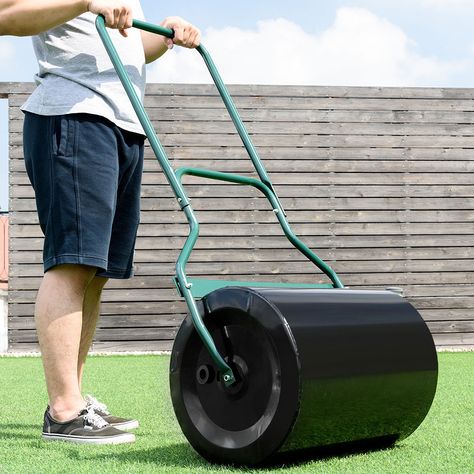 Costway 16"x 20" Heavy Duty Poly Push Tow Lawn Roller Poly Roller - Walmart.com - Walmart.com Lawn Roller, Lawn Rollers, Lawn Care Tips, Lawn Equipment, Front Porch Ideas For Mobile Homes, Steel Drum, Diy Chicken Coop, Chicken Diy, Backyard Inspo