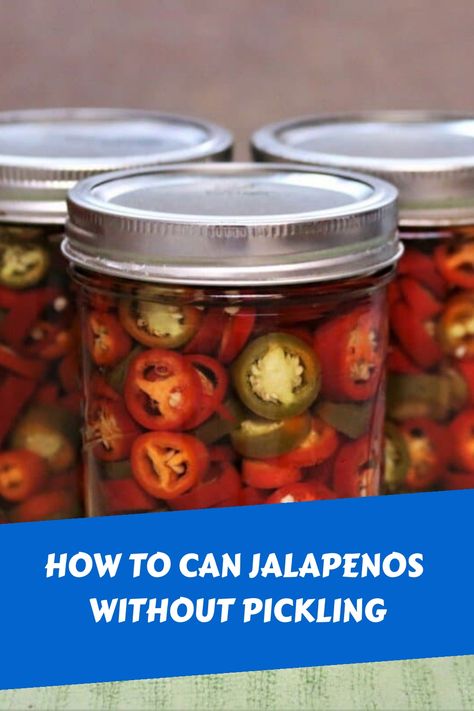 Discover a simple and tasty method to preserve your jalapeno harvest by canning them without pickling. Explore the process of canning plain jalapenos and creating delectable candied jalapenos. Uncover information on the shelf life of canned jalapenos and whether freezing them is a viable alternative. Preserving your peppers has never been this easy! How To Can Jalapeños, Preserve Jalapenos, Can Jalapenos, Preserving Peppers, Canning Hot Peppers, Pickled Jalapeno Recipe, Canning Jalapeno Peppers, Pickled Pepper Recipe, Canning Peppers