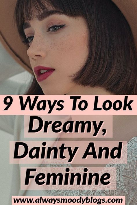 Cute Full Up Hairstyles, Gentle Outfits Women, Dainty Outfit Ideas, How To Be Feminine Tips Aesthetic, Dainty Fashion Aesthetic, Look More Feminine Face, Dainty Feminine Aesthetic, Modern Ethereal Aesthetic, Classy Feminine Outfits Casual