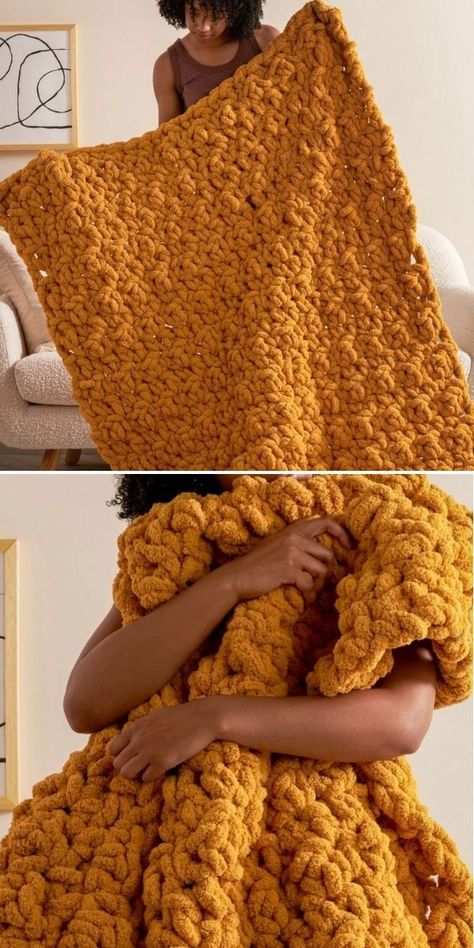 Super Chunky Neutral Crochet Blankets – 1001 Patterns Bernat Blanket Yarn Blanket Patterns, Free Chenille Crochet Patterns, Super Chunky Crochet Blanket, Easy Crochet Patterns Free Beginners, Chunky Blanket Pattern, Neutral Crochet, Free Crochet Baby Blanket, Chunky Crochet Blanket Pattern, Free Baby Blanket Patterns