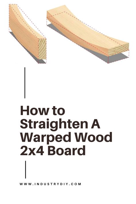 A picture of two wood boards that are warped and curved. 2x4 Wood, Diy Projects Plans, Carpentry Projects, Free Woodworking Plans, Woodworking Guide, Beginner Woodworking Projects, Woodworking Plan, Woodworking Skills, Wood Working For Beginners