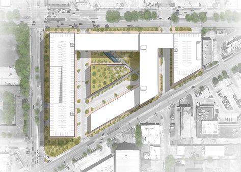 Site Plan Rendering Site Development Plan Architecture, Site Plan Architecture, Site Plan Rendering, Parking Plan, Site Development Plan, Site Plan Design, Architecture Site Plan, Plan Architecture, Campus Design