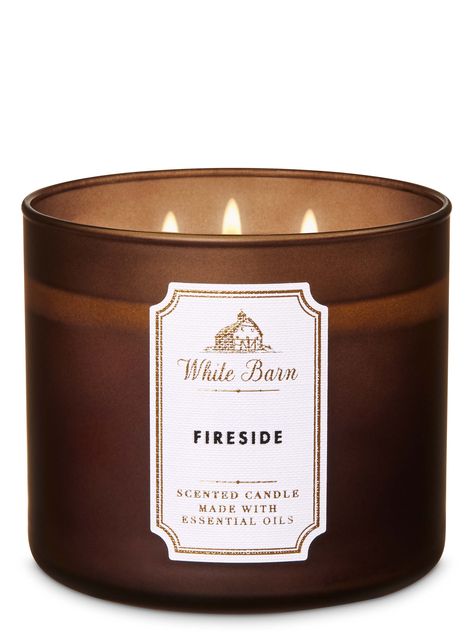 STYLECASTER | Bath and Body Works candles | autumn candles | fall candles | scented candles | 3-Wick-Candle-Fireside Candle Benefits, Candle Bath, Lavender Scented Candle, Bath Body Works Candles, 3 Wick Candle, Winter Candle, Bath Candles, Candles For Sale, White Barn