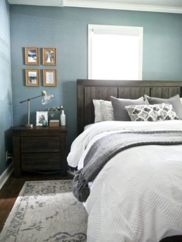 Off Center Window Behind Bed Ideas Master Bedrooms, Offset Window Behind Bed, Off Center Window Behind Bed, Off Centered Window, Off Centered Window Behind Bed, Window Behind Bed Ideas, Dutch Bedroom, Off Center Window, Behind Bed Ideas