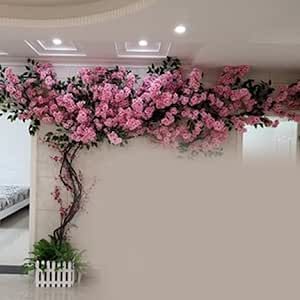 Artificial Cherry Blossom Trees - Stunning Indoor Wedding Decor, Rattan Simulation Peach Tree Vine for Walls, Ceilings & More - Fake Sakura Flower, Enhance Air Conditioning Pipe Background - D Artificial Cherry Blossom Tree, Cherry Blossom Trees, Salon Suites, Cherry Blossom Branch, Sakura Flower, Peach Trees, Cherry Blossom Tree, Indoor Wedding, Blossom Trees