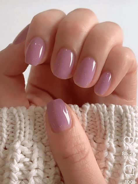 45+ Elegant Milky White Nails With a Korean Minimalist Vibe | The KA Edit Nails Subtle, Mauve Nail Polish, Light Purple Nails, Purple Ombre Nails, Mauve Nails, Nude Nail Designs, Subtle Nails, Korean Nails, Nails Now