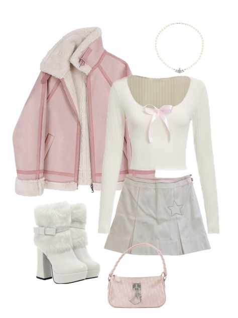 2000s Fashion Outfits, Elegantes Outfit, Cute Everyday Outfits, Really Cute Outfits, Kawaii Clothes, 여자 패션, Pink Outfits, Pink Outfit, Girly Outfits