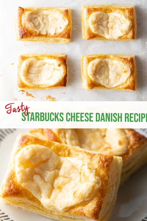 Cream Cheese Danish Starbucks, Sugar Plum Cheese Danish Starbucks, Copycat Starbucks Sugar Plum Danish, Easy Breakfast Cheese Danish Recipe, Cheesecake Danish Recipe, Easy Cheese Danish Crescent Rolls, Starbucks Turkey Sage Danish, Starbucks Cream Cheese Danish Recipe, Copycat Starbucks Cheese Danish