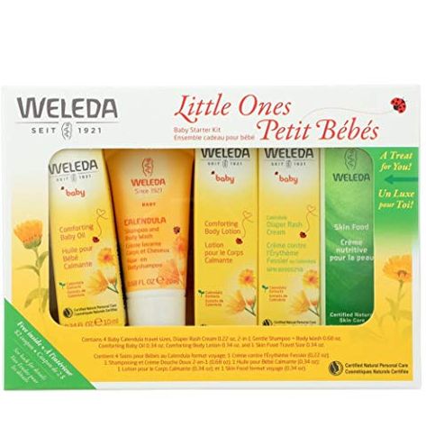 WELEDA Baby Starter Kit, 1 EA Weleda Baby, Baby Travel, Traveling With Baby, Starter Kit, Lotion, Shampoo Bottle, Nutrition, Personal Care, Travel