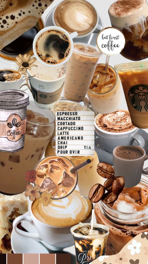 #myfirstshuffle #coffeelover #coffeeaesthetic #coffee #coffeeobsession #starbucksaesthetic Pretty Coffee Aesthetic, Coffee Wallpaper Coffee Wallpaper Aesthetic, Coffee Atheistic, Coffee Mood Board, Coffee Aesthetic Wallpaper, Coffee Moodboard, Coffee Cafe Aesthetic, Cafe Collage, Coffee Wallpapers