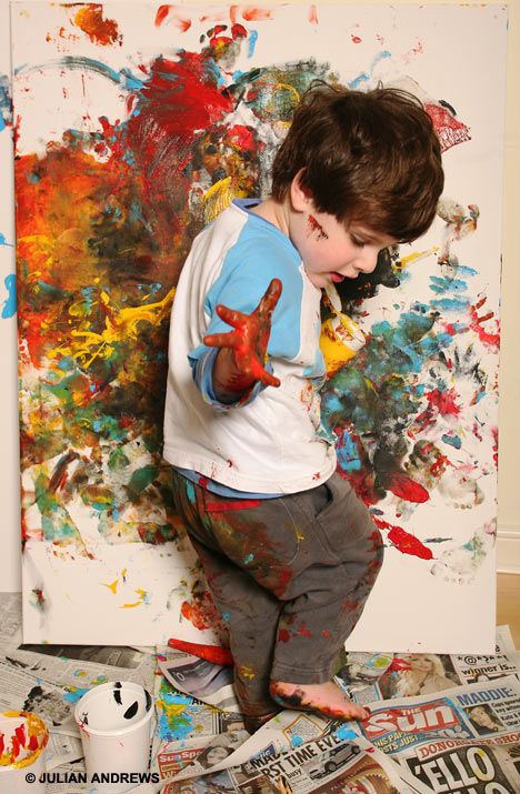 Artist at work: Freddie Linsky - Have your kids hand paint a canvas and hang up their art work for some precious memories :) Be Simple, Finger Painting, Kids Hands, Painting For Kids, Artist At Work, 3d Art, Art World, Artist Inspiration, Art Work