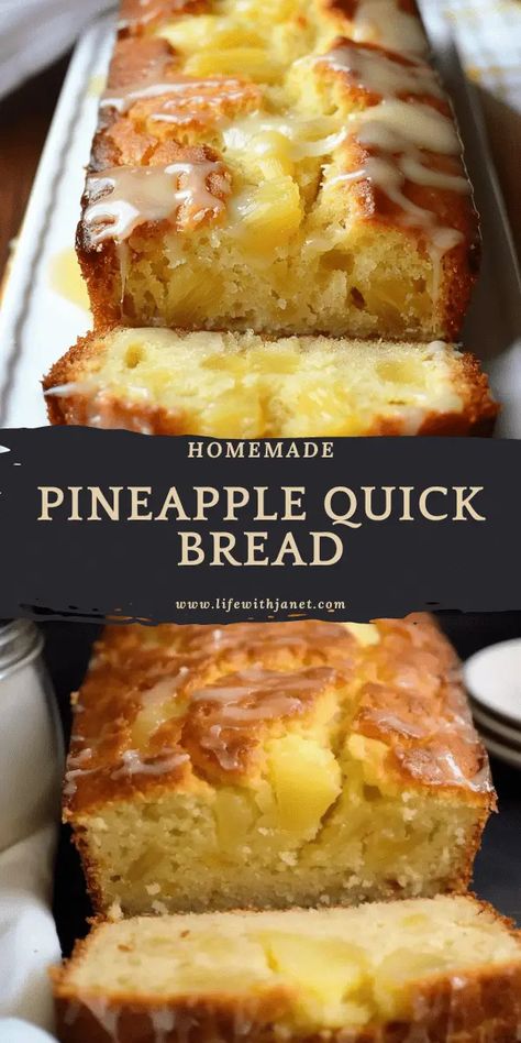 This recipe only lasted 30 mins in my house Pineapple Quick Bread, Vanilla Layer Cake, Best Birthday Cake Recipe, Pineapple Bread, Best Birthday Cake, Pineapple Glaze, Pineapple Dessert Recipes, Pineapple Desserts, Pineapple Recipes