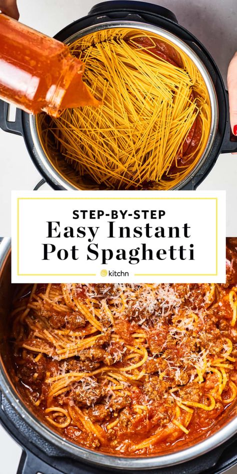 Groceries Budget, Instant Pot Spaghetti Recipe, Pressure Cooker Pasta, Instant Pot Spaghetti, Wallpaper Food, Instant Pot Pasta Recipe, Pot Recipes Easy, Cajun Cooking, Best Instant Pot Recipe