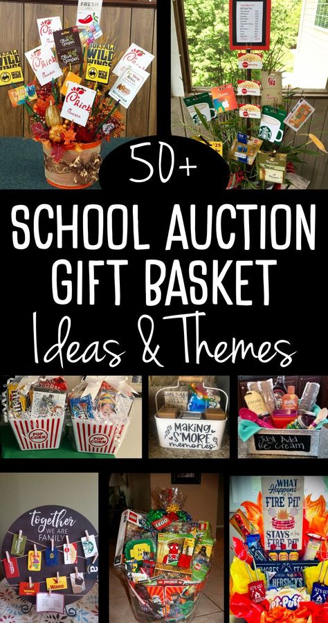 School Auction Gift Basket Ideas, Gift Basket Donation Ideas, Popcorn Raffle Basket Ideas, School Spirit Raffle Basket Ideas, Diy Auction Basket Ideas, Cheap Raffle Basket Ideas Diy, Fun Auction Basket Ideas, Gift Basket Ideas For School Fundraiser, Spring Raffle Basket Ideas Fundraising