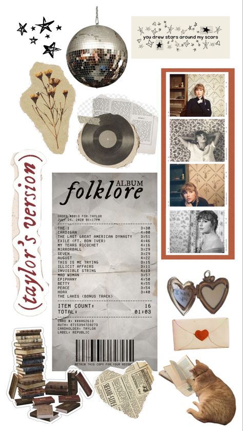 Phone Case Inspo Taylor Swift, Taylor Swift Aesthetic Scrapbook, Phonecase Sticker Taylor Swift, Aesthetic Taylor Swift Phone Case, Collage Phone Case Printable Taylor Swift, Taylor Swift Folklore Phone Case, Taylor Swift Clear Phone Case, Folklore Emojis Taylor Swift, Folklore Aesthetic Stickers