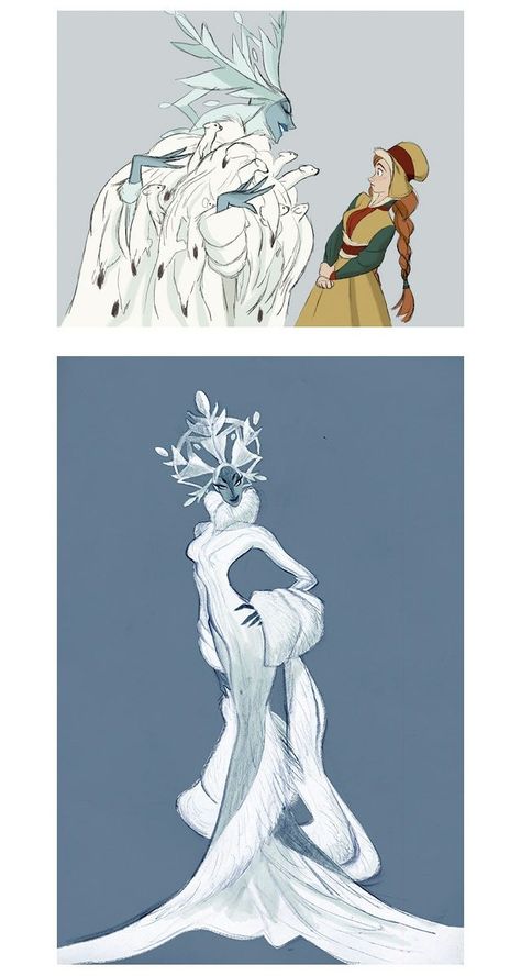 Frozen: 90 Original Concept Art Collection Frozen Concept Art, Dark Disney Art, Concept Art Landscape, Art Steampunk, Disney Concept Art, Disney Sketches, Art Disney, 영감을 주는 캐릭터, Character Design References