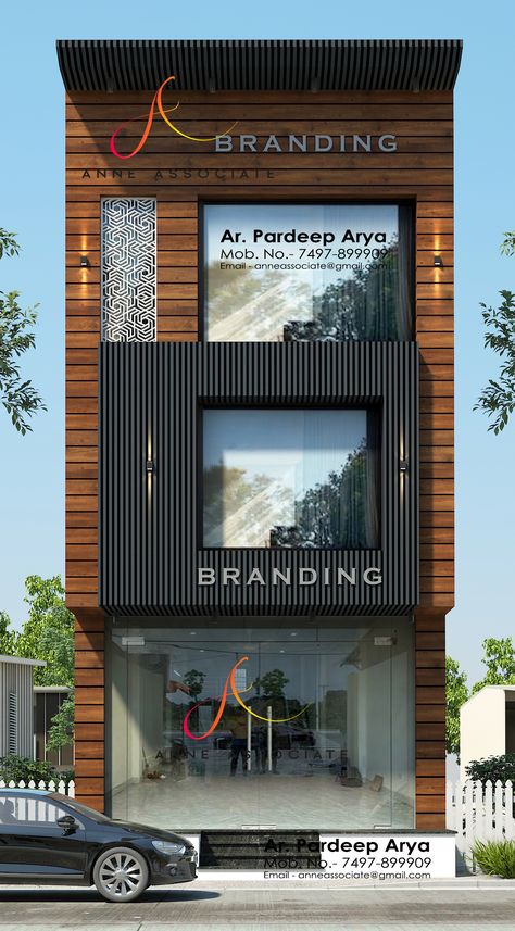 Ar Pardeep Arya A n n e A s s o c i a t e Architect // Interior Designer Email :- anneassociate@gmail.com Contect :- 74978-99909,9034382740 Lahoria Chowk, Hisar Modern Shop Front Design, Elevation Design For Showroom, Showroom Elevation Design Architecture, Narrow Shop Design, Front Elevation Designs Commercial, Acp Designs For Shop, Front Elevation Commercial Building, Small Shop Exterior Design, Modern Shop Exterior