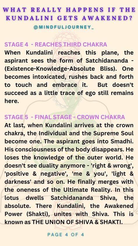 Connection between Kundalini, Chakras & Enlightenment. #Chakras #Kundalini #Spiritual Spiritual Awakening Higher Consciousness, Kemetic Spirituality, Chakra Health, Spiritual Psychology, Kundalini Awakening, Spirit Science, Energy Healing Spirituality, Spiritual Truth, Spiritual Power