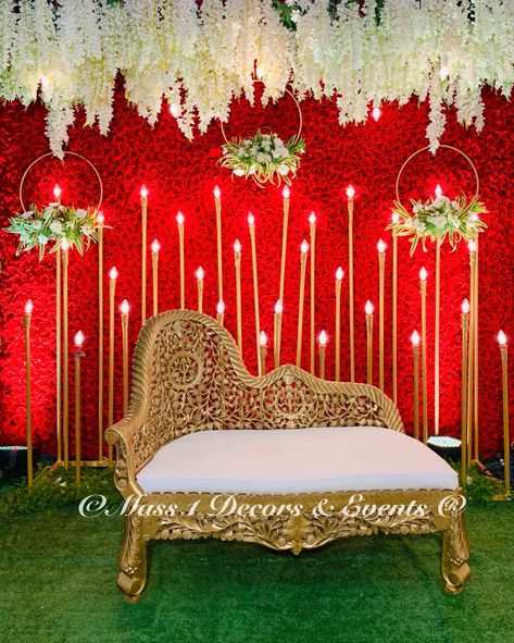 Red rose backdrop Bengali Marriage Decoration, Bengali Wedding Backdrop, Red Backdrop Wedding, Traditional Backdrop Decoration, Red Rose Backdrop, Red Wedding Backdrop, Red White Decor, Rose Backdrop, Red Roses Background