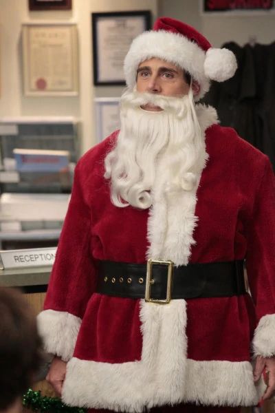 The Office Christmas Wallpaper, Female Santa, Best Of The Office, Merry Chrysler, The Office Christmas, Spreading Christmas Cheer, Friends Tv Quotes, Office Jokes, The Office Show