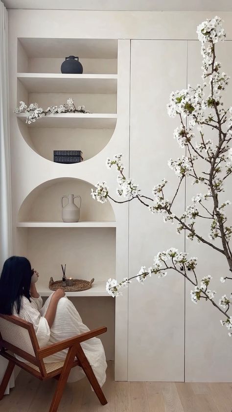 Diy Arches, Wardrobe Wall, Instagram Diy, Home Design Living Room, Diy Home Furniture, Desk Space, Wabi Sabi, Bed Design, Credenza